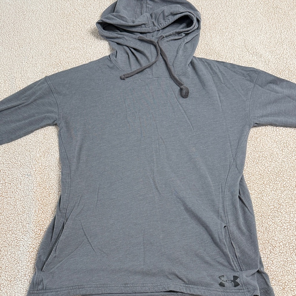 Under Armour Gray Shirt Hoodie